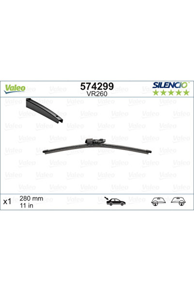 VALEO Silencio wiper 28 cm