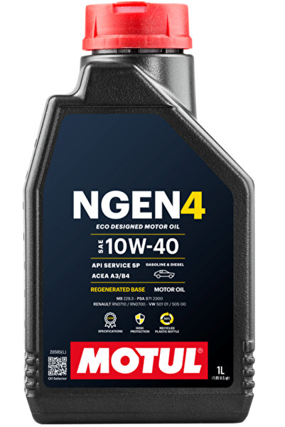 Motul Λάδι κινητήρα επιβατικού αυτοκινήτου NGEN 4 10W40 1L