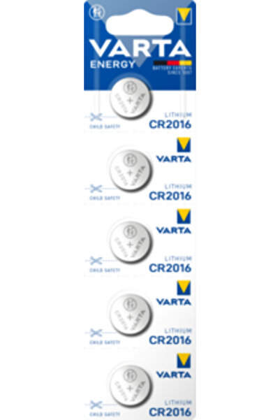 Varta Енергийна литиева батерия CR2016 Т-блестер 5 бр.