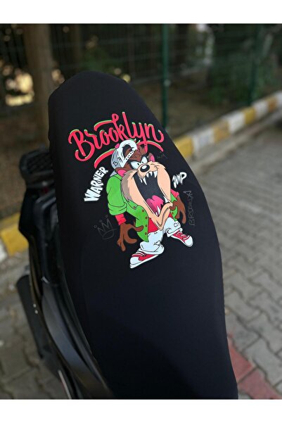 Utku Giyim BASKILI TÜM 50 CC 100 CC 125 CC SCOOTERLARA UYUMLU MOTOSİKLET SELE...