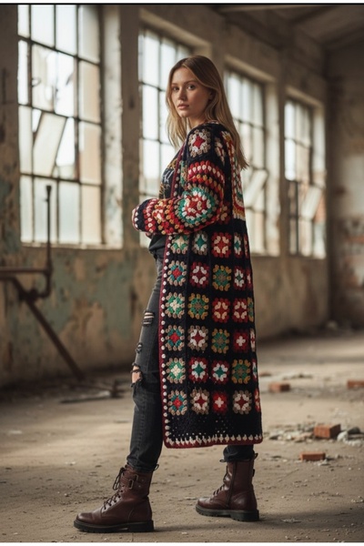 Generic Brand Ydr Design Cardigan