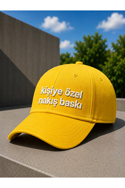 barsdepo Kişiye Özel Nakış Baskılı Şapka | İsim, Logo ve Yazı İşlemeli Premiu...