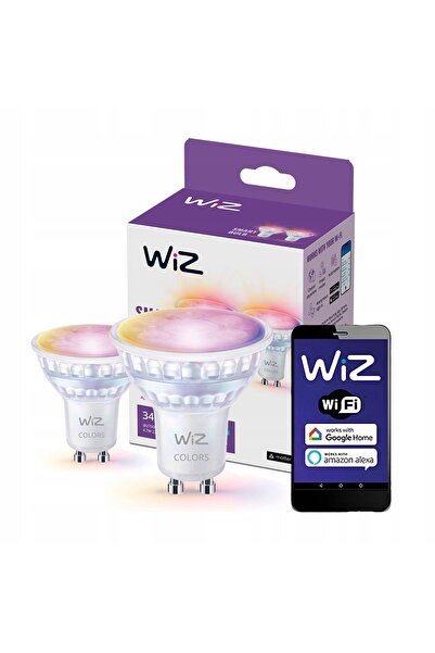 NO BRAND Bec LED inteligent WIZ 929003772342 4.7W GU10 WiFi (2 buc.)