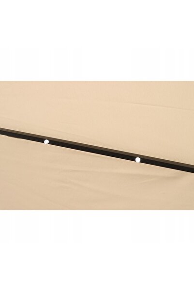 NO BRAND Umbrelă de grădină SASKA GARDEN cu iluminare LED 300 cm Bej