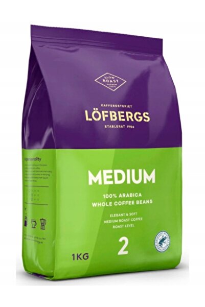 NO BRAND Cafea boabe LÖFBERGS Medium Roast Arabica 1 kg