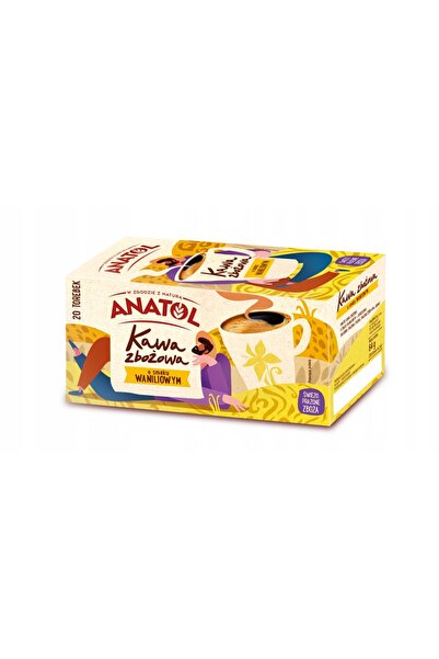 NO BRAND Cafea boabe ANATOL cu aromă de vanilie fără cafeină (20 bucăți)