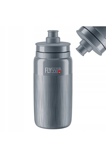 NO BRAND Bidon ELITE Fly Tex 550 ml Gri