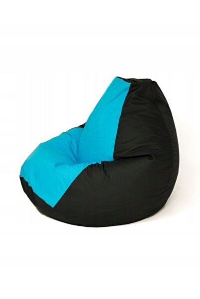 innature Pufa worek GO GIFT Grusza Negru-albastru XL 130 x 90 cm