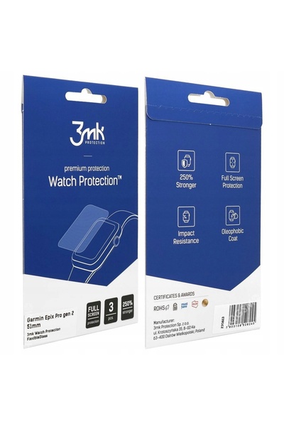 NO BRAND Sticlă hibridă 3MK Protecție Ceas pentru Garmin Epix Pro Gen 2 51 mm