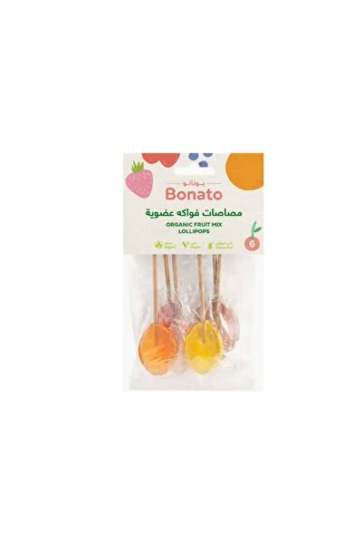 bonato Fruit Shaped Lollipops Bonato 50g 6 Pcs