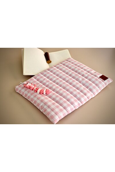 Tasarım Quilted Laptop Case 13 Inch |   Handmade Cotton Laptop Bag |   Pink