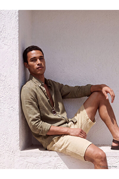 LC Waikiki Timeless Clothing & Timeless Choices Standard Fit Linen Blend Men'...