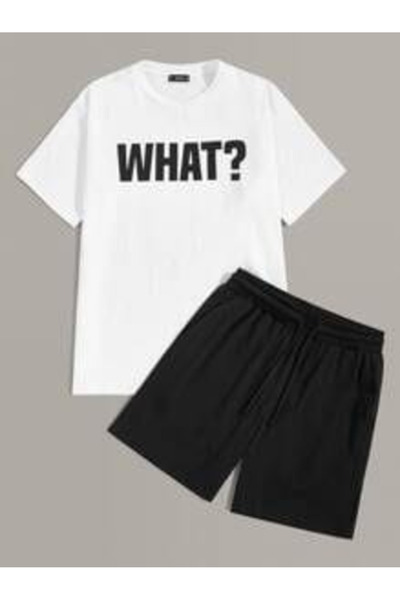 bellanova Unisex Printed T-Shirt and Shorts Set