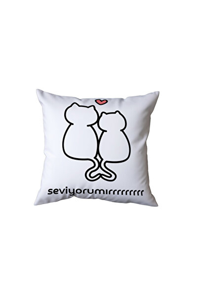 Beramussa Seviyo Mir Cat Pillow, Gift for a Lover