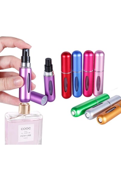 EBG Elektronik Pratik Doldurulan Alümiyum Mini Cep Parfüm Şişesi (5ml)