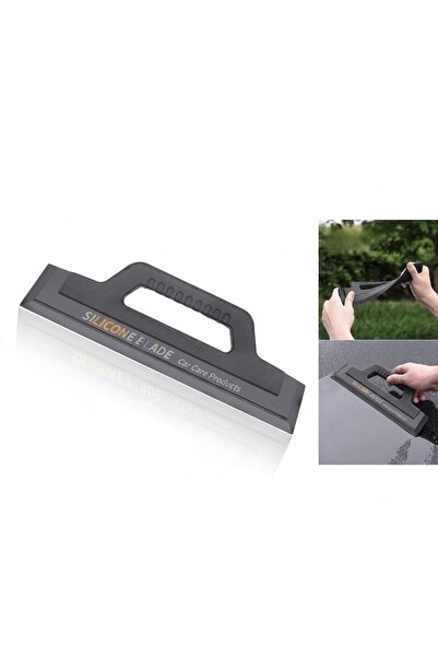 MEKs Car Water Drying Scraper with Retractable Handle 29cm Black