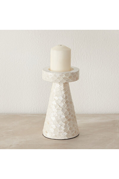 Generic Florian Capiz and Bamboo Pillar Candleholder