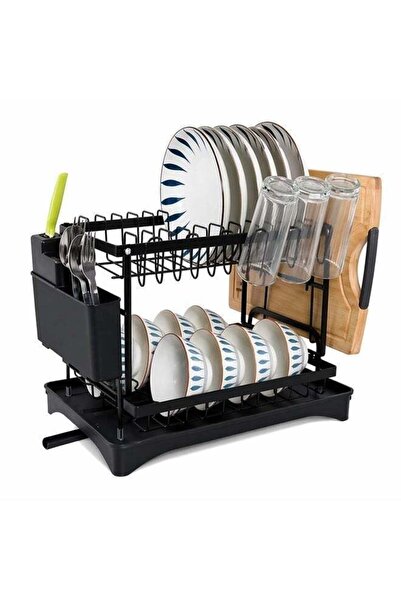 Generic 2 Tier Dish Drying Rack for Countertop, Large Capacity Kitchen Rack w...