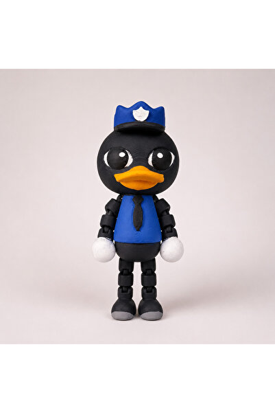 Rüzgar Tasarım Roblox Hayvan Hastanesi Officer Duck Eklemli Oyuncak Bacakları...