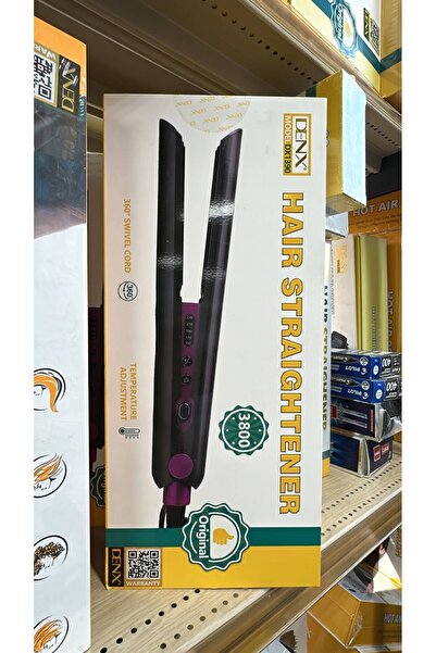 Denx Dinex Professional Ceramic Hair Straightener, 2-in-1 Styling Device, 5 D...
