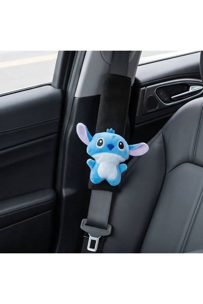 merdümek Stitch Oto emniyet kemeri omuz koruyucu - Araç emniyet kemeri aksesu...