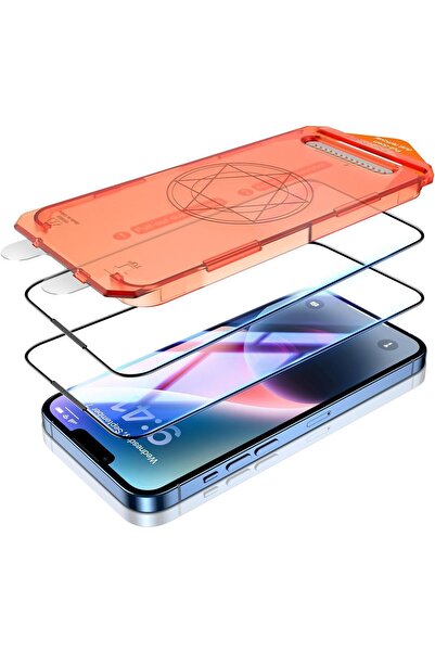 PWR Auto-Alignment for iPhone 16 Screen Protector, Tempered Glass, 30 seconds...
