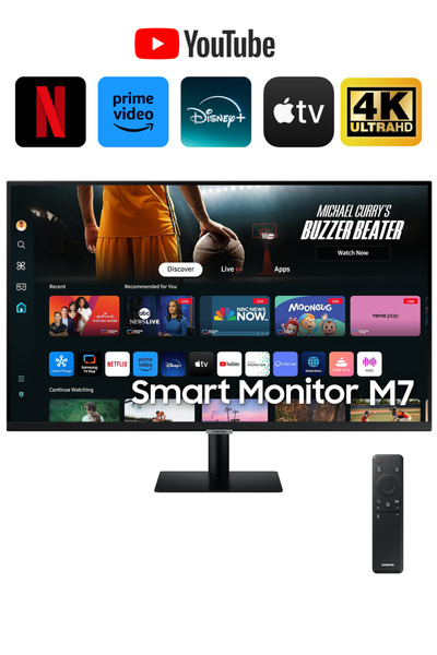 Samsung 4K Akıllı Monitör TV 32 inç – Smart TV Uygulamaları, DeX & Microsoft ...