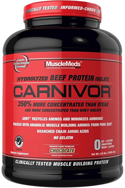 MuscleMeds Carnivor Carnivor Chocolate, 4 lbs. - HALAL