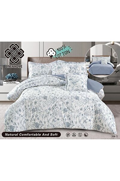 BIET ALMAFROSHAT Duvet Cover Set with 100% Cotton Bedspread, 6-Piece Set