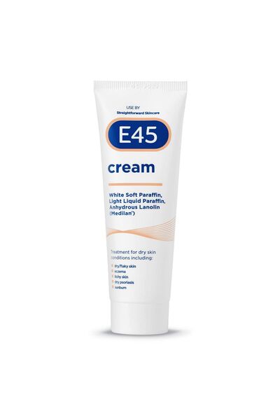 e45 Cremă hidratantă pentru piele uscată, Hidratare intensivă, 50 g