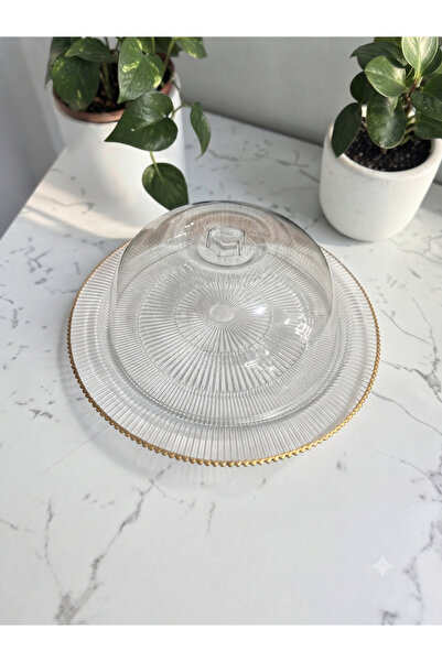 OEM Gold Kenarlı 34 cm Kapaklı Sunum Seti