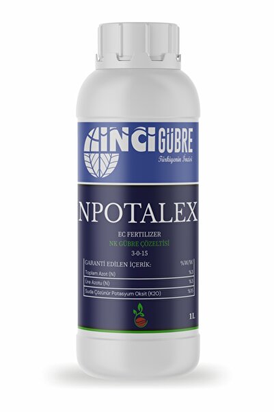 İnci Gübre NPotalex Sıvı Potasyum İçerikli Gübre 1 Litre - Meyve ve Kalite Ar...