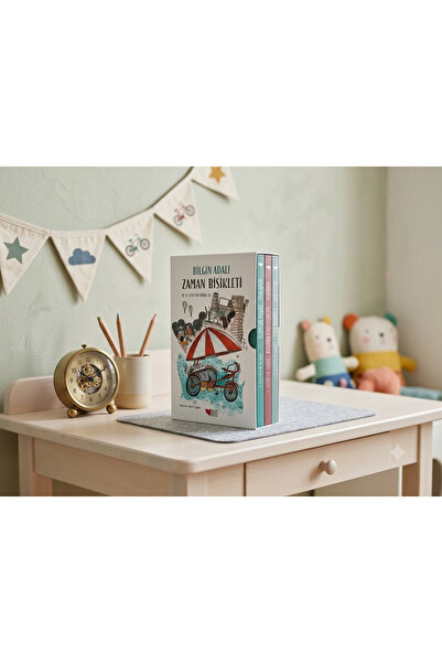 KİTAPİSEM Zaman Bisikleti Tam Set (3 Kitap Takım) - Bilgin Adalı - Çocuk Mace...