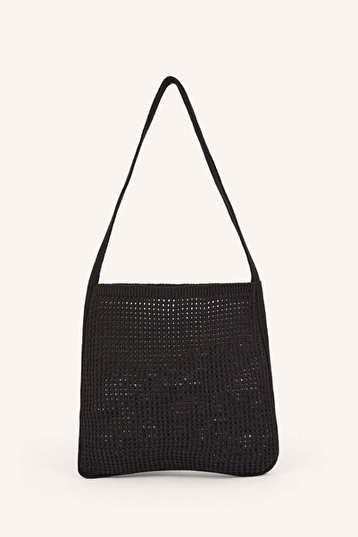 DeFacto Women's Yellow Knitwear Shoulder Bag I4981Axns