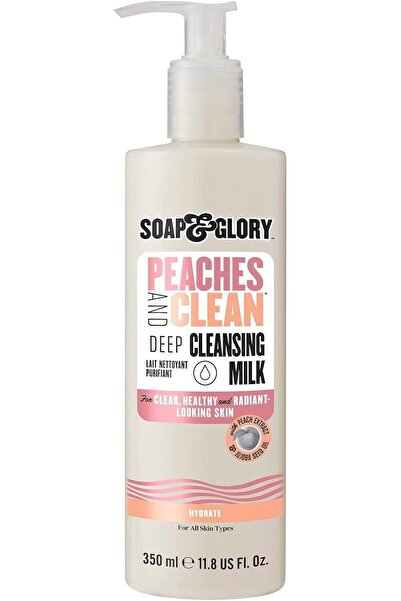 Soap & Glory And Peaches And Clean 4-in-1 Wash-Off Deep Cleansing Milk 350ml