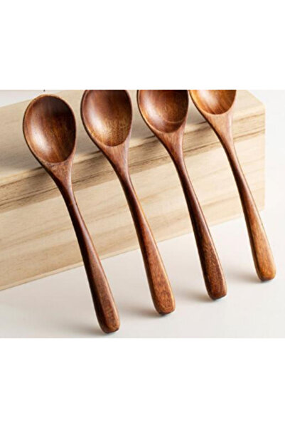 bk&tk design Japon Yemek Kaşığı Tahta Kaşık 1 Adet
