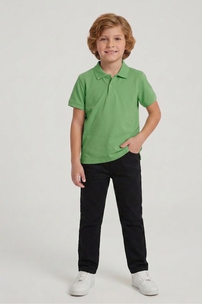 NACAR STORE Dječja unisex pamučna polo majica sa kratkim rukavima za školsku ...
