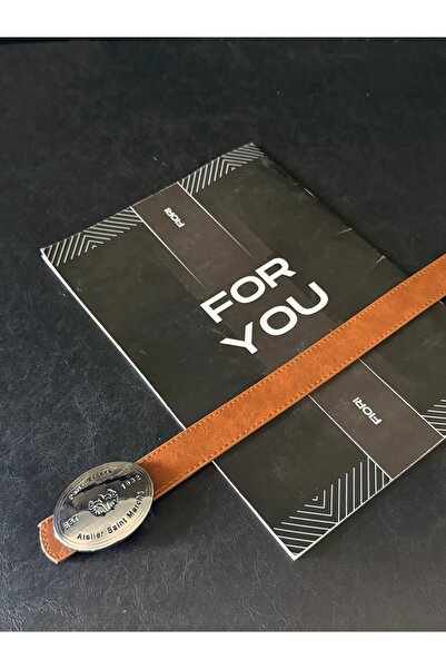 Fiori Imported Oval Silver Buckle Thin Belt, Trouser Belt, Shirt Belt, Jacket...