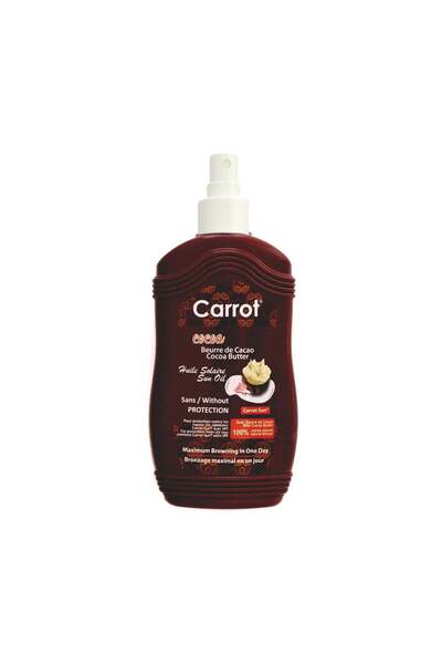Carrot Cocoa Butter Nourishing Tanning Oil