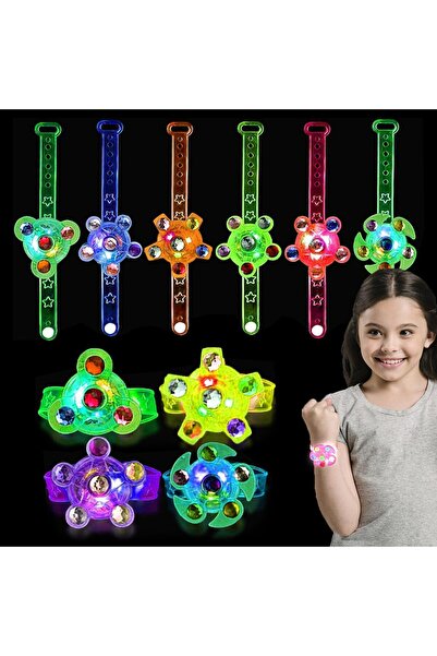 Home Smart 12 PCs Led Luminous Bracelet Gift for Kid's Party Birthday Christm...