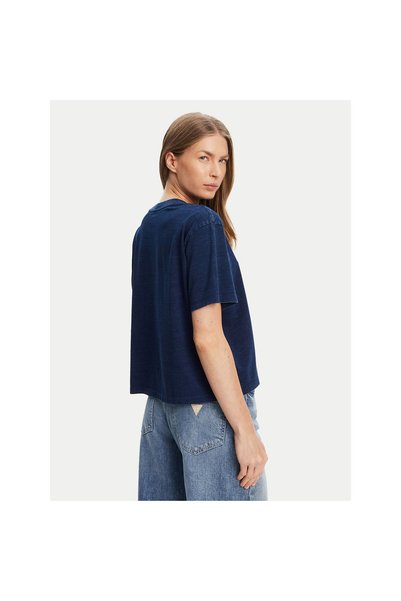Guess Jeans Γυναικείο T-shirt W5GI20KCTG1 Ναυτικό μπλε