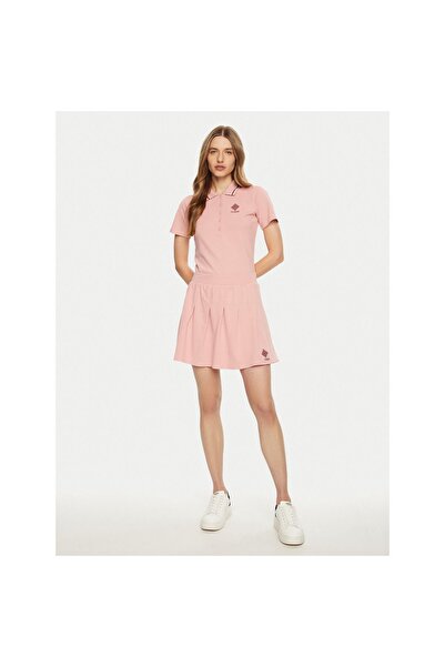 Guess Fustă mini de damă V5RD00KCOK1 Roz
