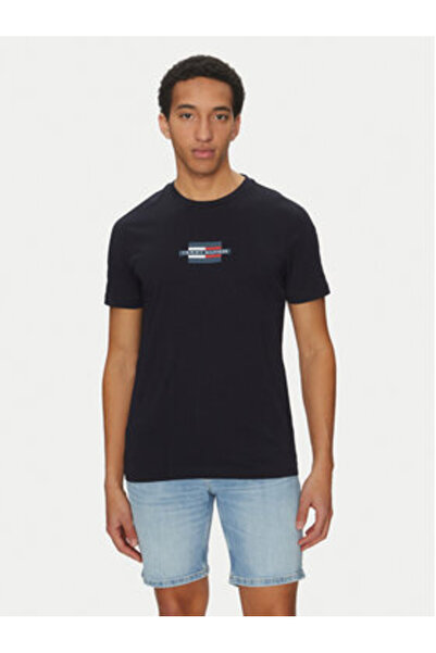 Tommy Hilfiger Ανδρικό T-Shirt MW0MW38636 Μπλε