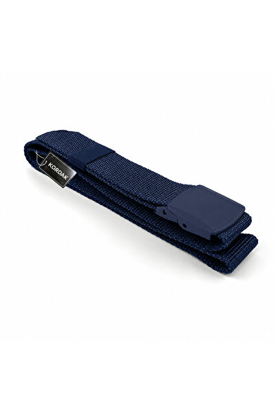 KORDAK Navy Blue Plastic Buckle Covered Non-Slip Belt Palaska - Kml Model