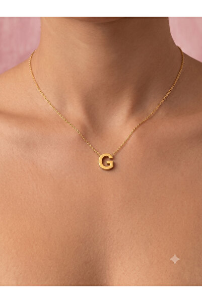 BİJU YILMAZ Letter Pendant Gold g