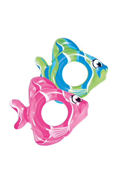 Jilong Fish Inflatable Pool & Beach Float Swim Ring, PVC, Assorted