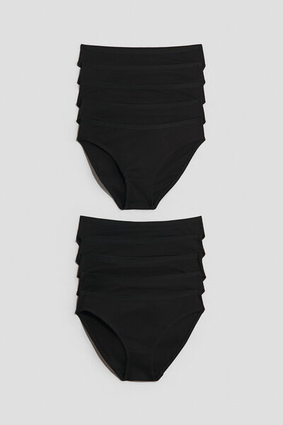 H&M 10'lu Pamuklu Külot