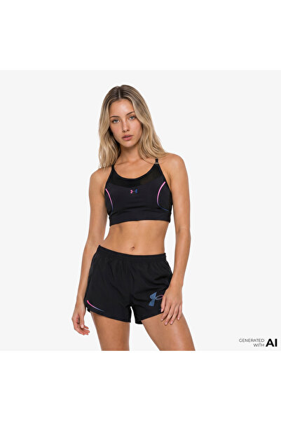 Under Armour حمالة صدر نسائية للجري باللون الأسود من Velociti Elite