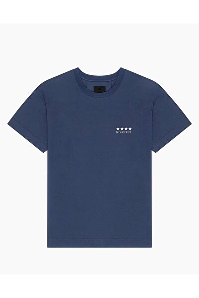 Beymen Collection Four Star Logo Printed Cotton Jersey T-Shirt