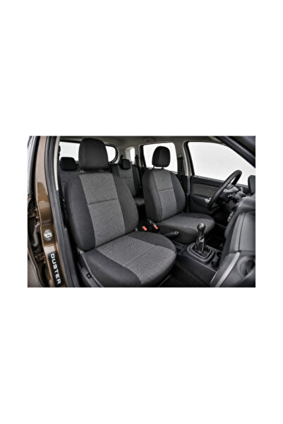 OEM Huse scaune auto compatibile Dacia Duster I 2008-2017, 9 piese, Textil, N...